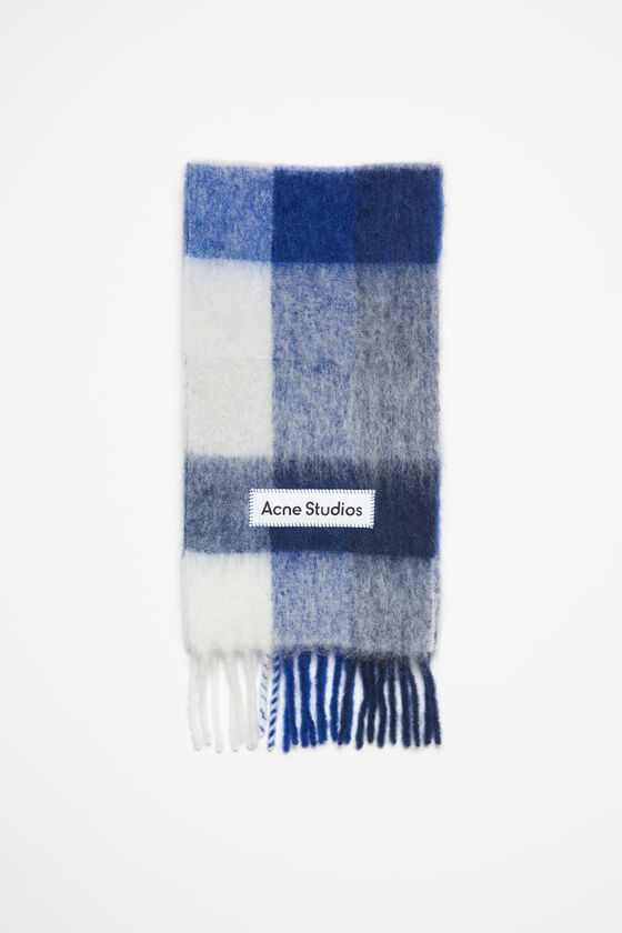 (image for) First-Class Mohair checked scarf